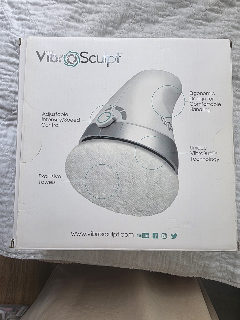 Handheld Massage Device - White